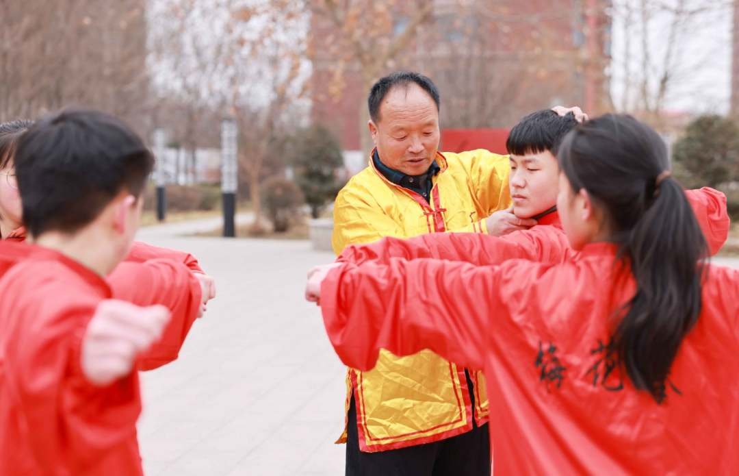 河北广宗:习练"梅拳,乐在其中