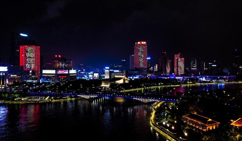 重庆三江口夜景图片