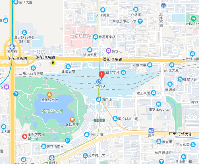 北京西站位置图