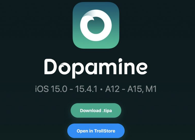 dopamine 多巴胺越狱教程:支持 ios 15.0~15.4.1,a12 等设备