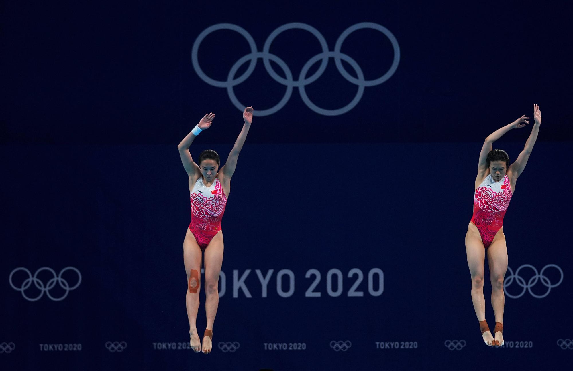 跳水——女子双人三米跳板决赛赛况