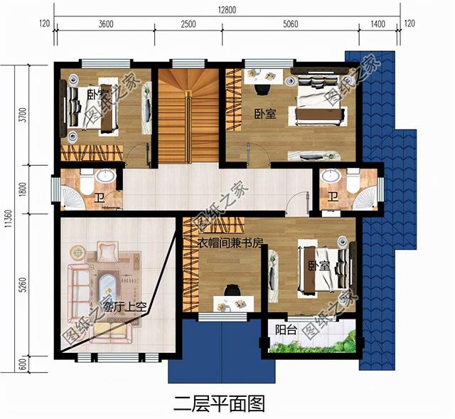 建筑结构:砖混结构; 设计功能: 一层户型:走廊,客厅,香堂,厨房,餐厅