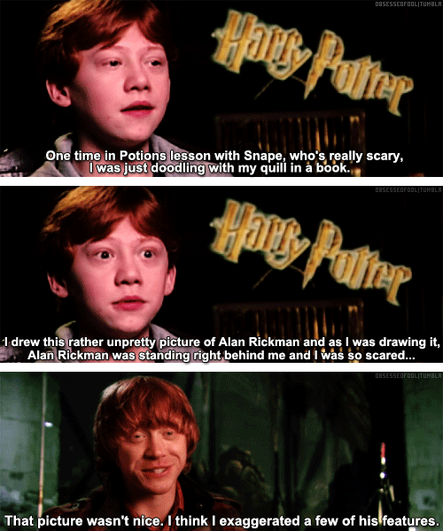 "纳威"马修·路易斯追忆艾伦·里克曼!他为小演员提供职业建议