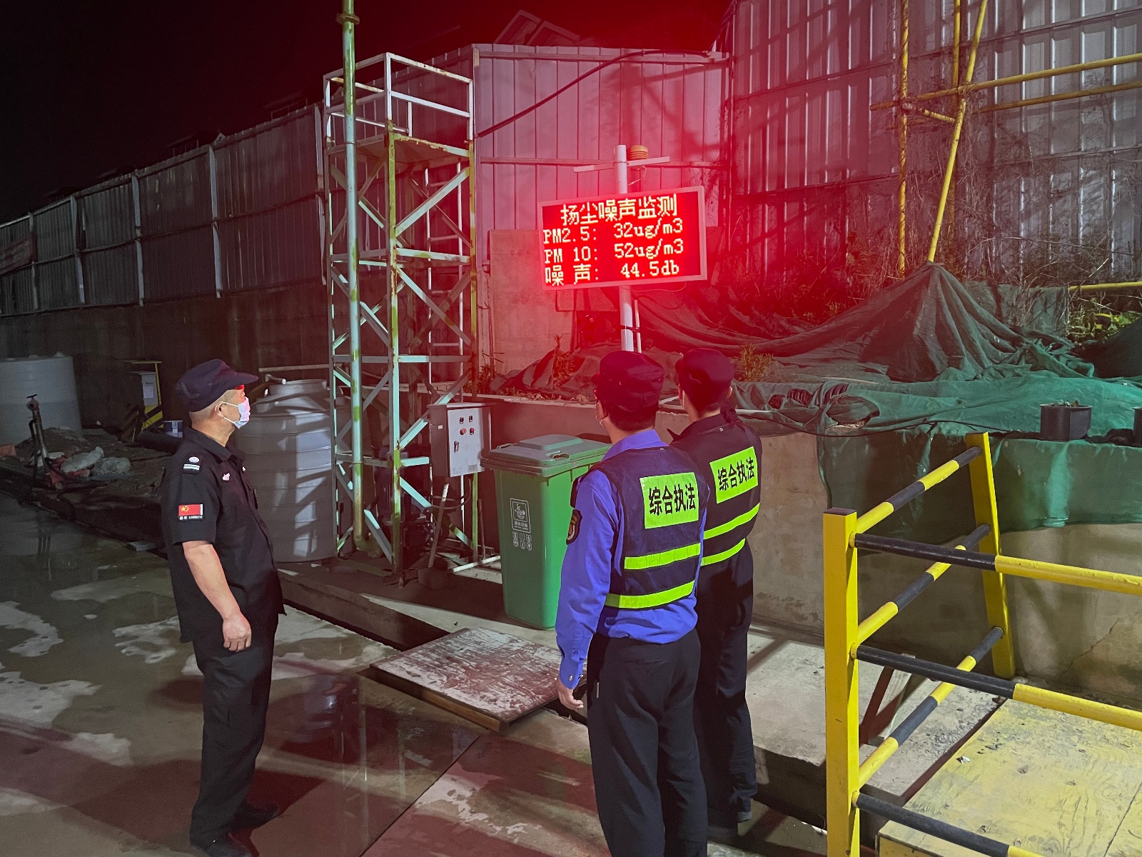世界噪音日:安吉城管开展夜间施工噪音扰民整治工作