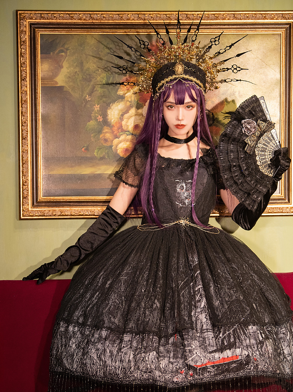 最近很流行华丽款"暗黑lolita",不仅神秘高级,还很优雅