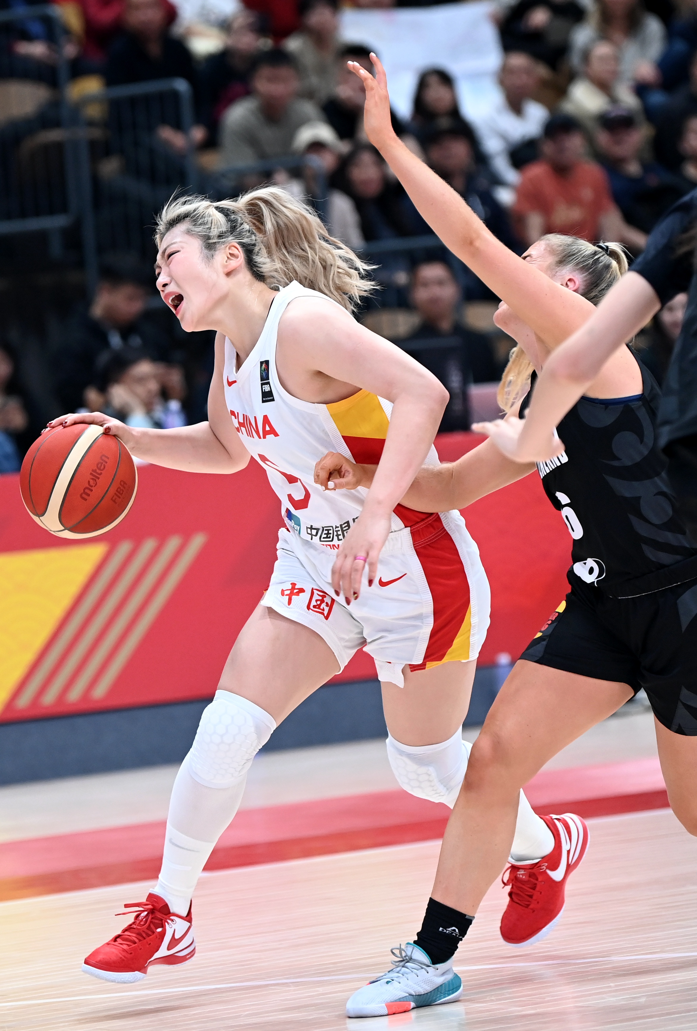 篮球——2024国际篮联奥运女篮资格赛:中国队胜新西兰队