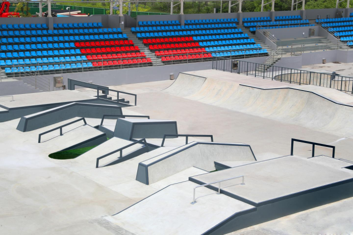 快来解锁亚运滑板公园吧