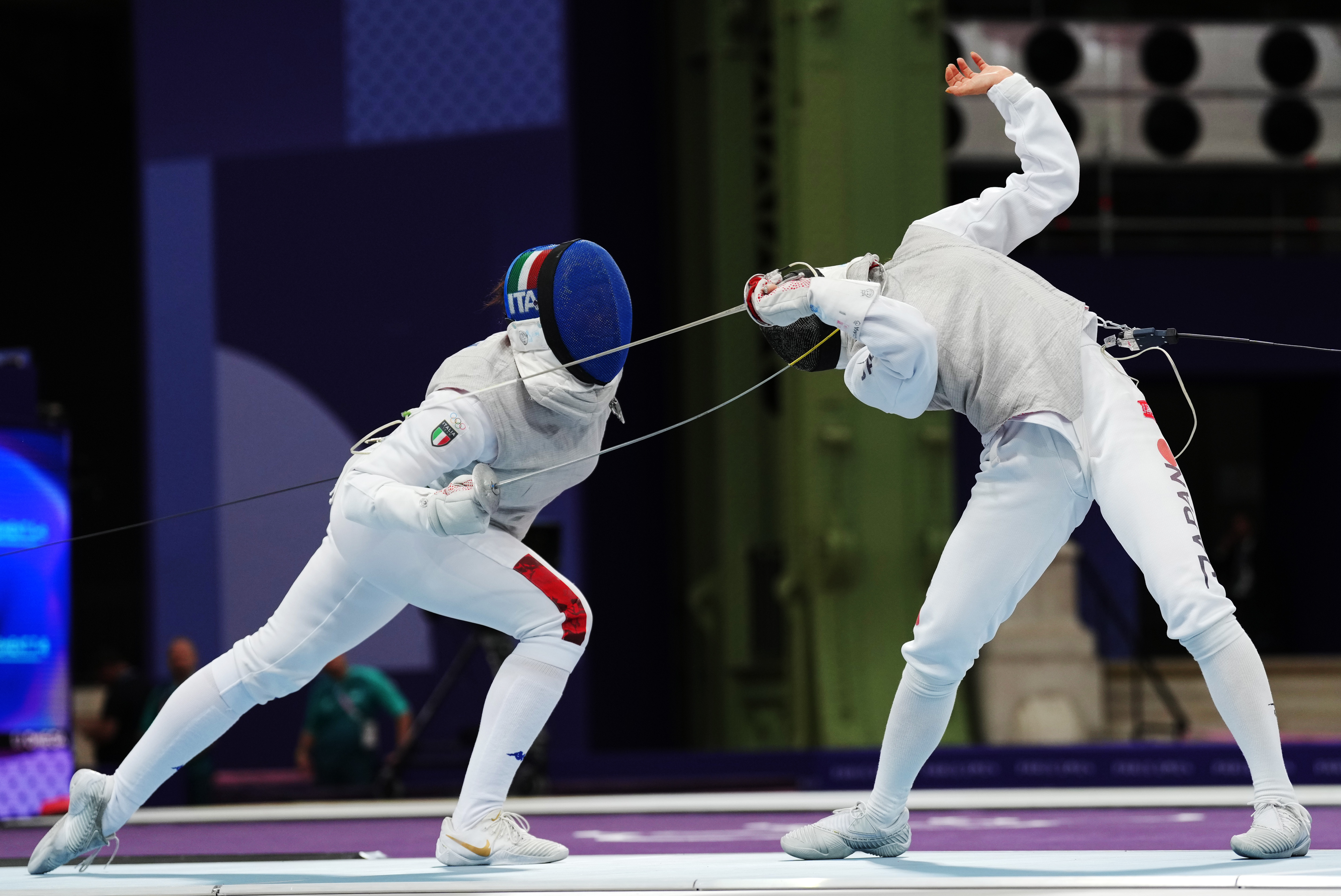 巴黎奥运会|击剑——女子团体花剑半决赛:意大利队胜日本队
