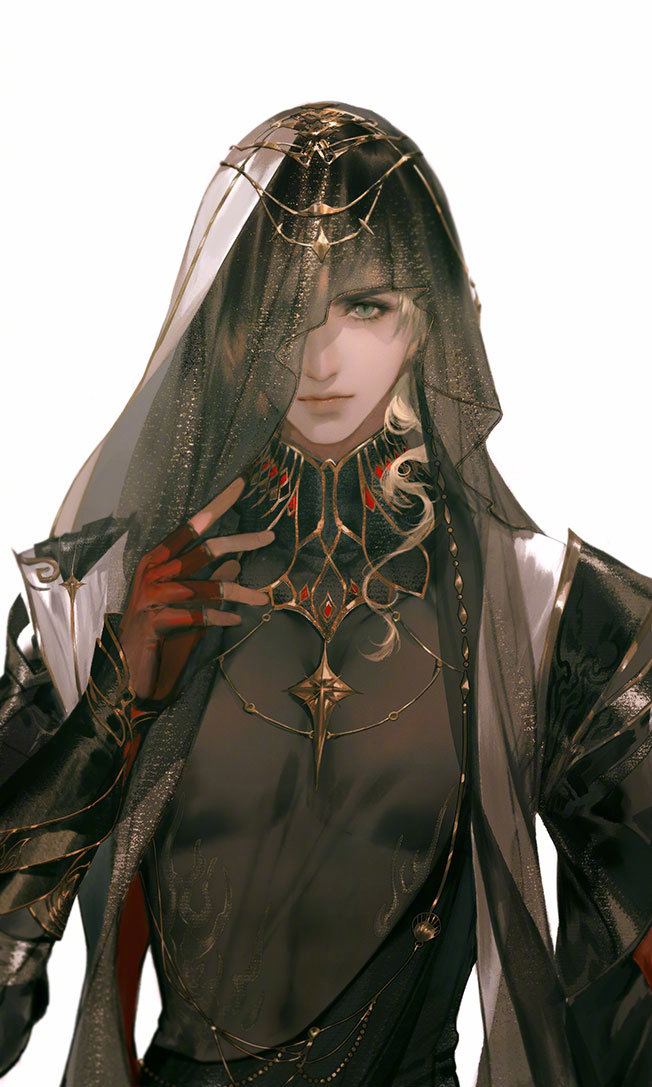 中国画师「伊吹鸡腿子」作品欣赏:水墨风格的绝美古风人物插画