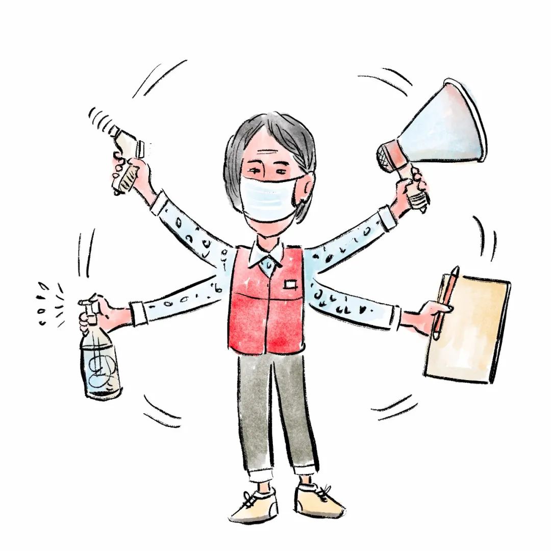 王莉 67岁的疫情防控志愿者