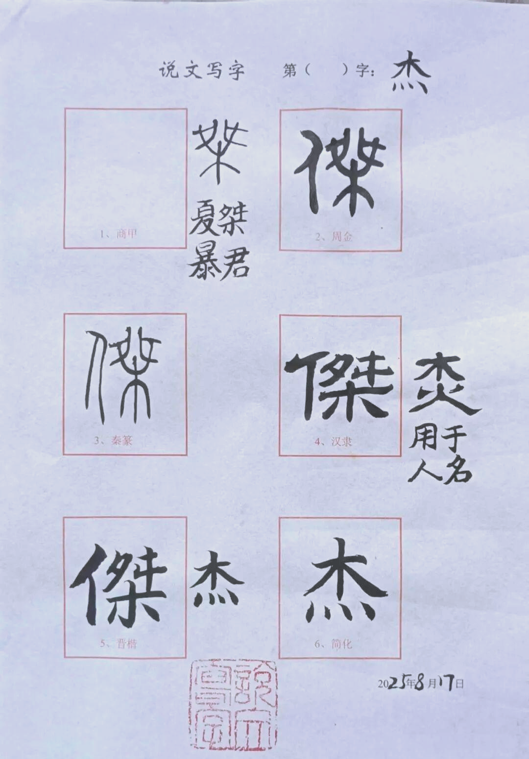 "杰"字的起源与演变:为什么它如此受欢迎