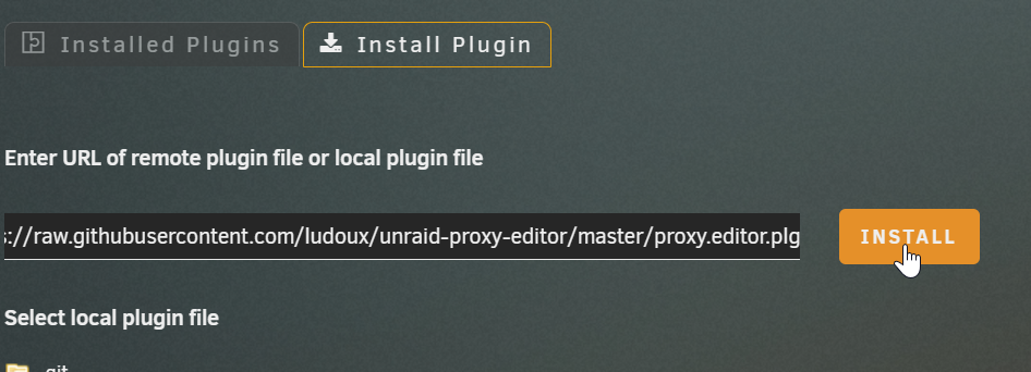 Unraid 应用市场和系统的快捷代理切换工具 Proxy Editor
