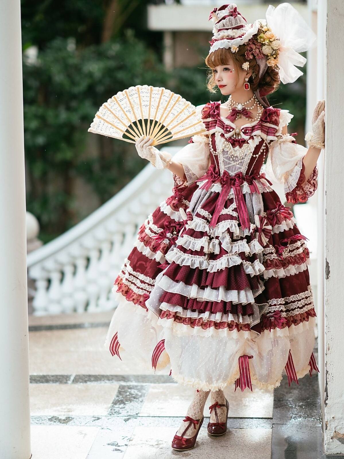 可以穿着结婚的洛丽塔"蛋糕裙",优雅感十足,太让人心动