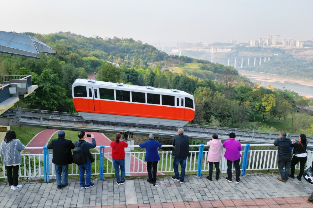 图片新闻|重庆打卡地 1 礼嘉时光缆车正式投用