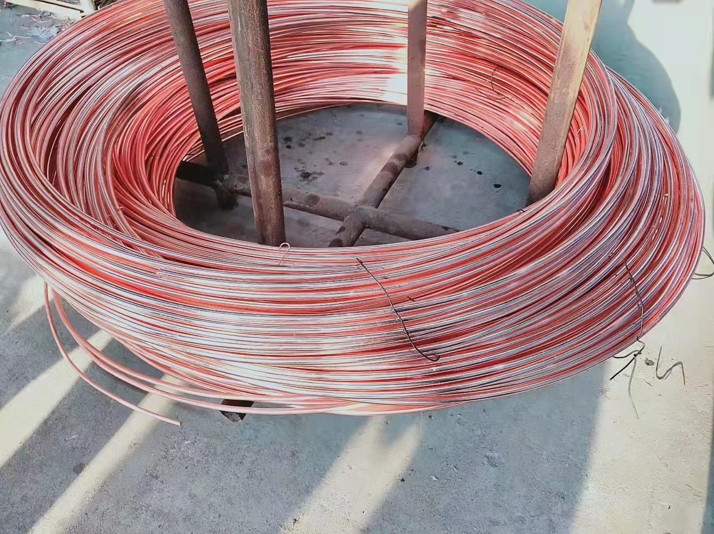 防雷接地铜包钢圆线光伏接地铜包钢圆线覆铜圆钢