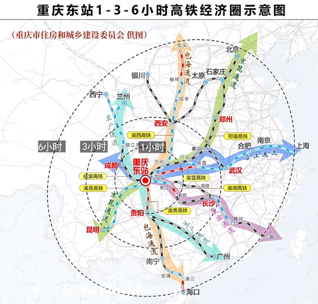 武汉到重庆仅3小时