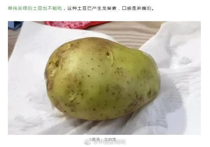 上海自然博物馆科普:发芽土豆挽救方法