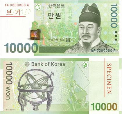 韩币上的人物都是谁?|鸿博外语教育