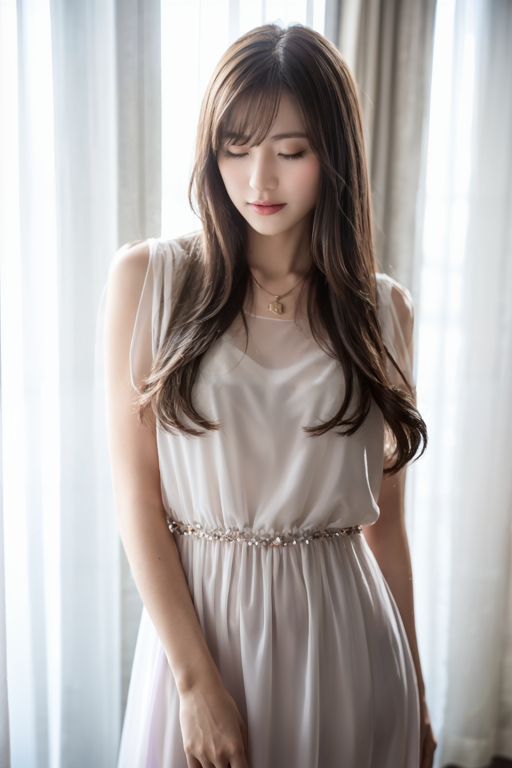 ai提词咒语——紫衣女神的微笑