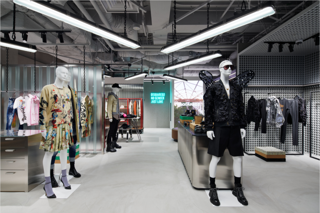 「1119期」意大利品牌知名品牌dsquared2最新东京旗舰店,演绎褐色工业