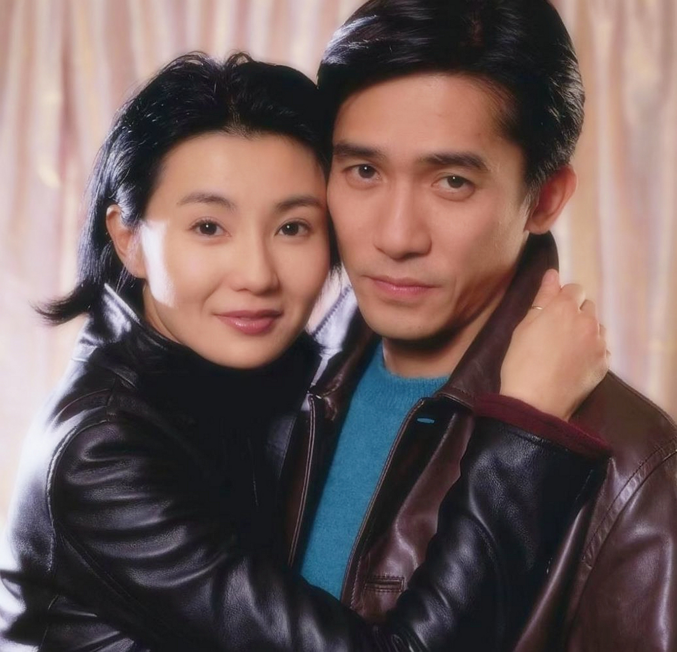 张曼玉梁朝伟 2000年电影《花样年华》宣传照,男女!