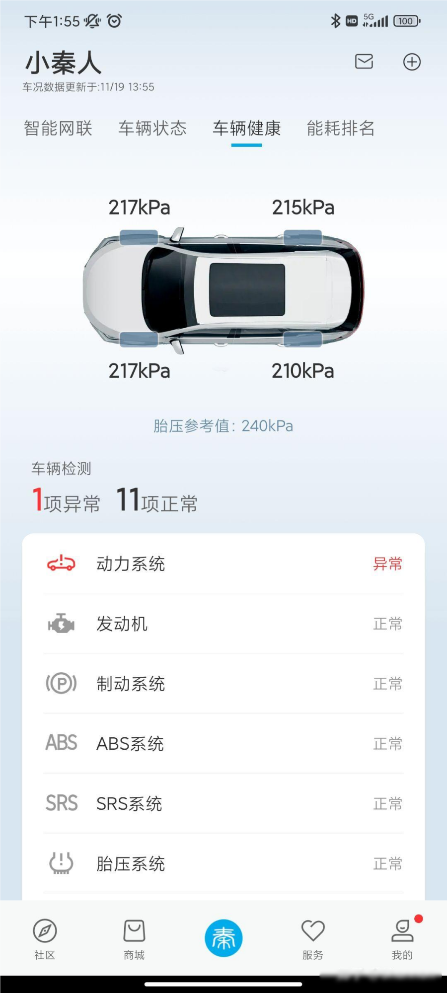 比亚迪秦plus dmi 动力受限反复出现!严重危害顾客性命!