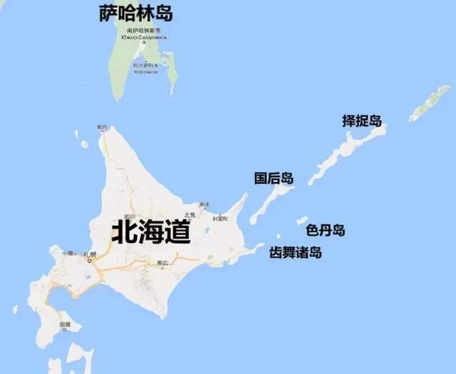 萨哈林岛行政地图图片