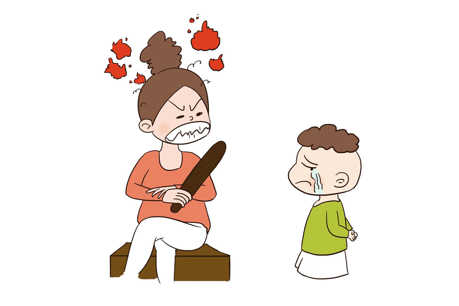 打骂孩子后,他哭着睡着的伤害有多大?家长看完会心疼