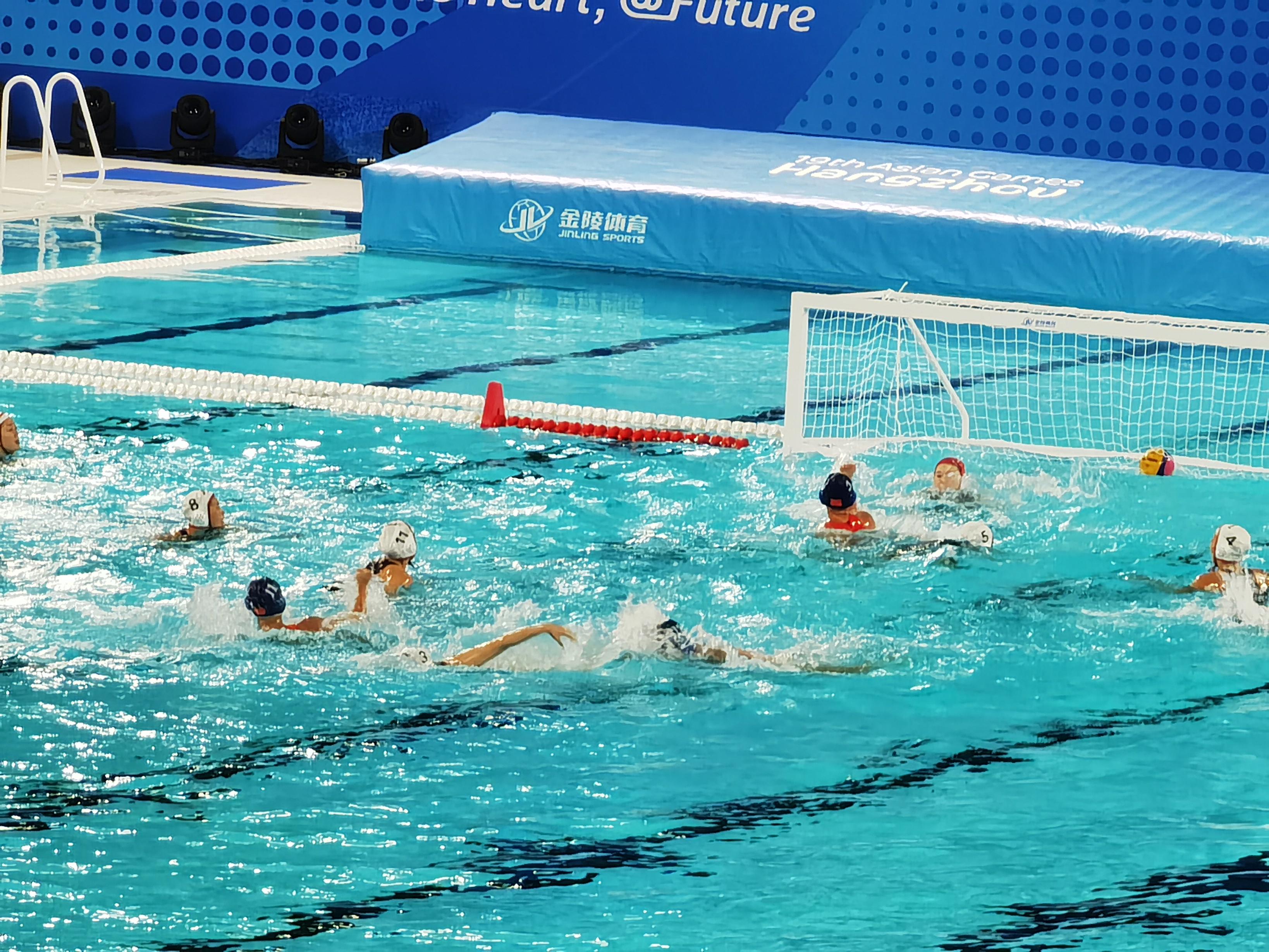 成功卫冕!中国女子水球队夺亚运会冠军