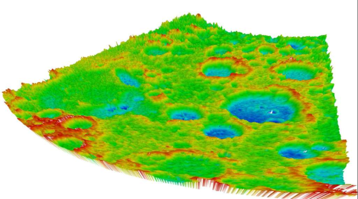 世界首张!中国复眼成功拍摄出三维成像月面图