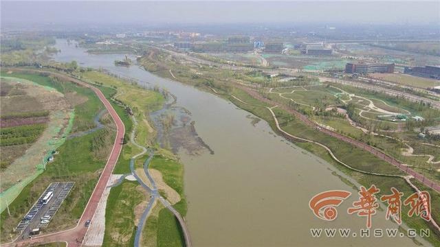 西安"三河一山"高新区,长安区,浐灞生态区绿道建设正忙