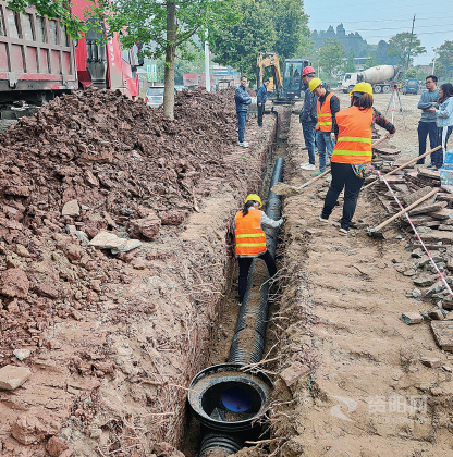 雁江14个农村场镇改造污水管网 居民生活污水将实现处理后排放
