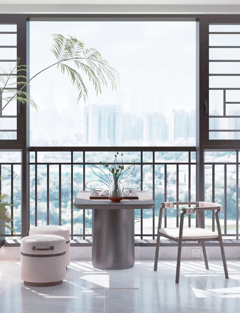 高层住宅中的个性阳台,如何让生活更丰富