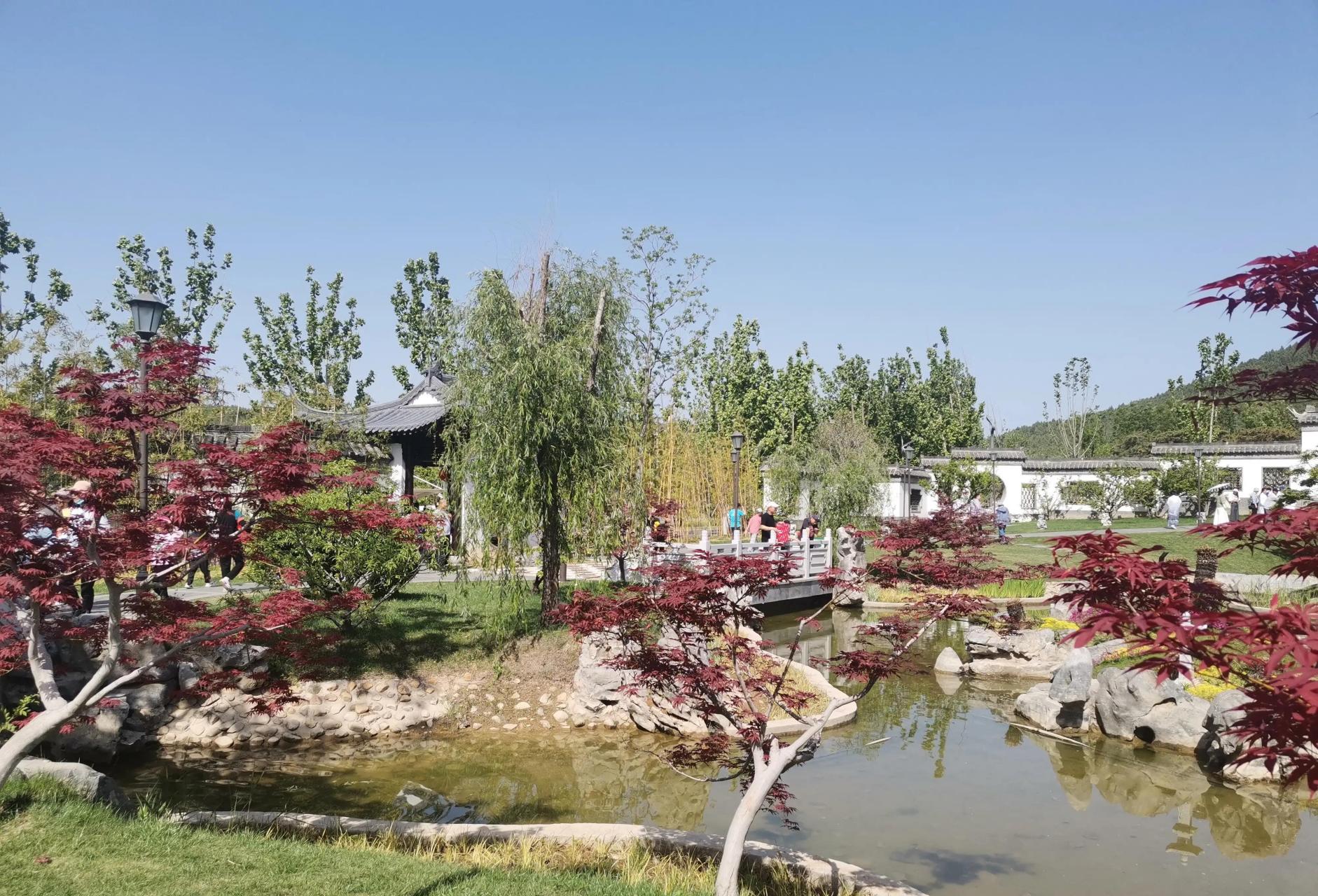 五一去徐州园博园去玩,园博园实在是太大了,谁说一步一景有些夸张