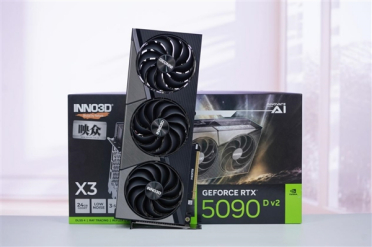 撞色栅格典雅大气！映众RTX 5090D v2曜夜X3 24GB显卡图赏