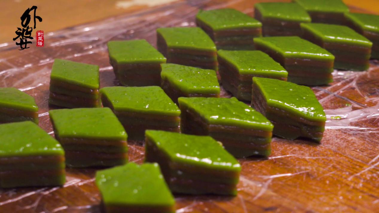 一把稻草一把丝瓜叶,教你做地道遂昌千层糕,口感q弹还美味