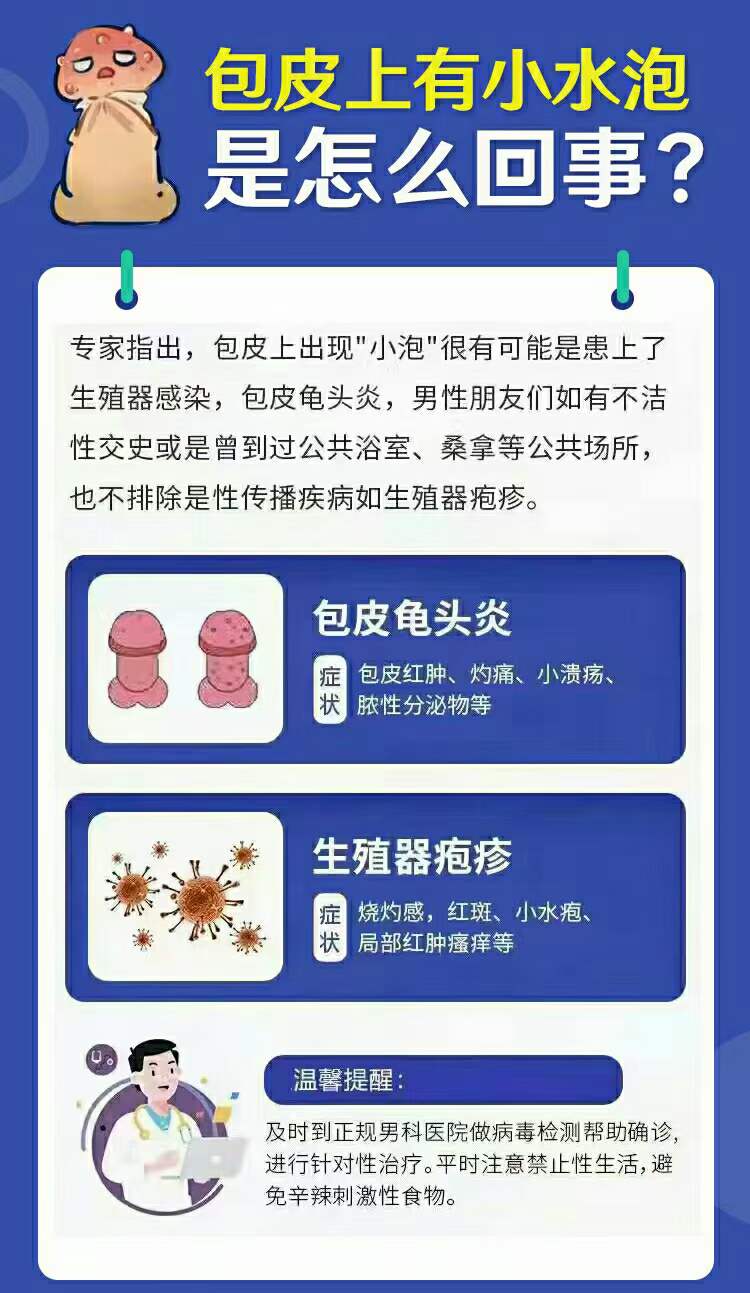 小弟长小水泡图片图片