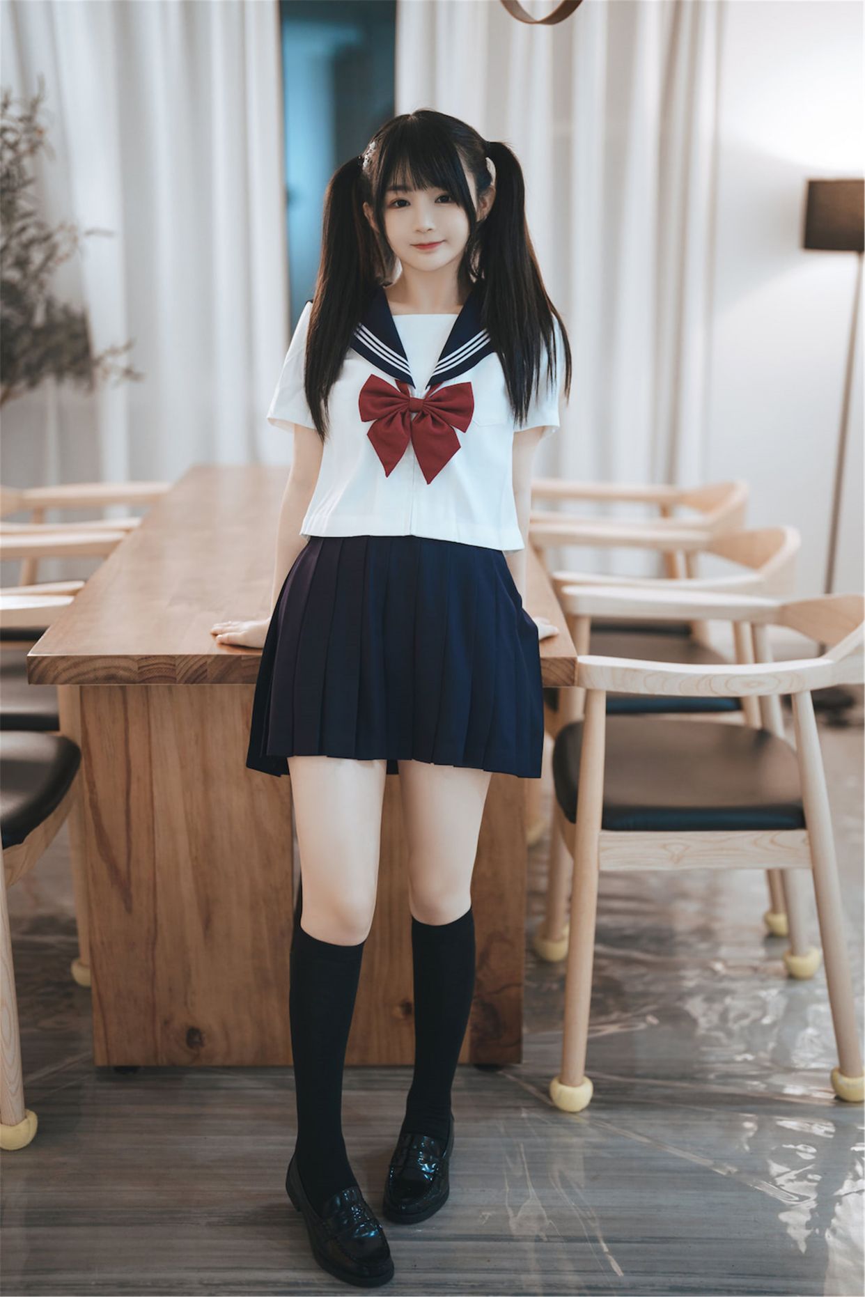 樱井宁宁(宁宁子同学)-放课后jk~超精美cosplay美图~cos写真套图