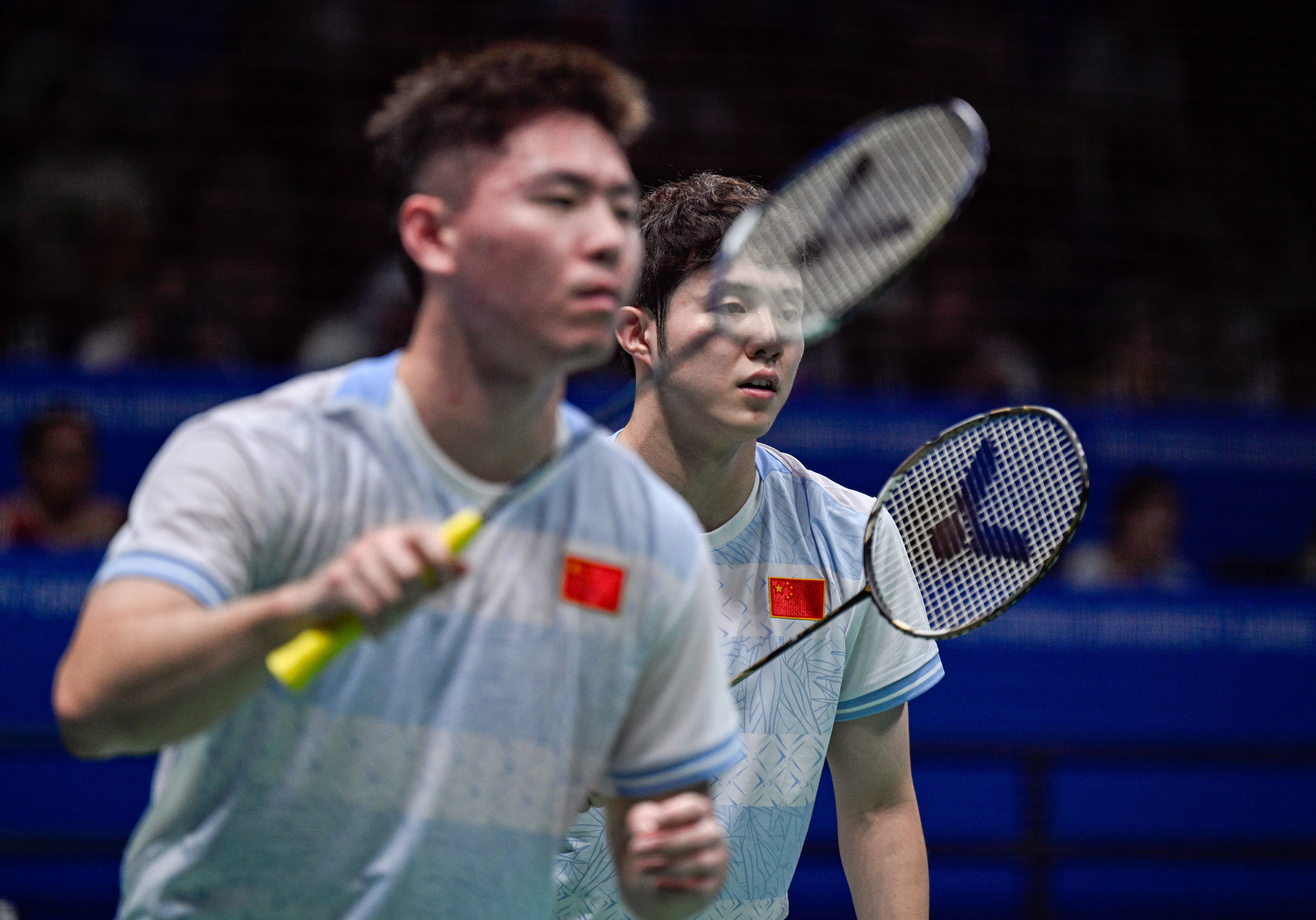 羽毛球——任翔宇/谭强获男子双打冠军