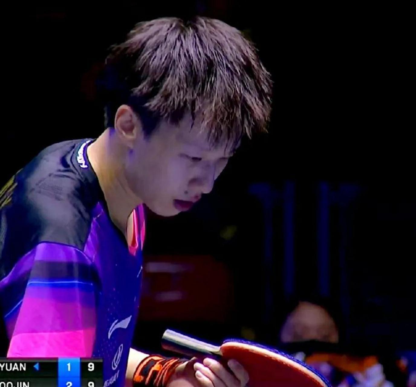 随着张禹镇的一记反手拧拉失误,林高远以11:9拿下关键的第四局比赛的