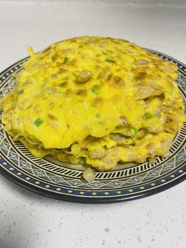 美味不打烊,这款冬日夜宵萝卜干煎蛋你不能错过!