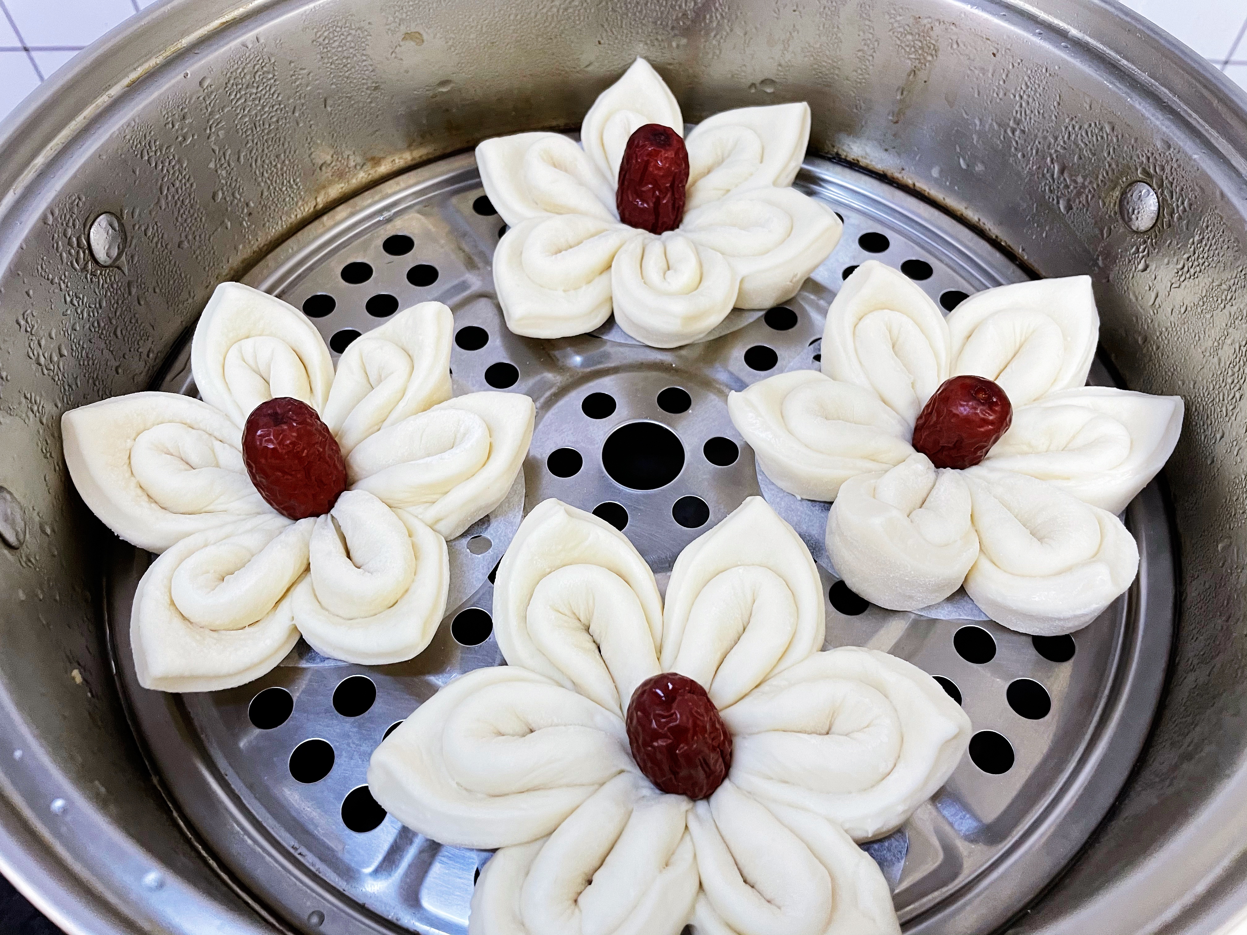 "六个花瓣"花馍一点都不难,简单三步,小白也能成功