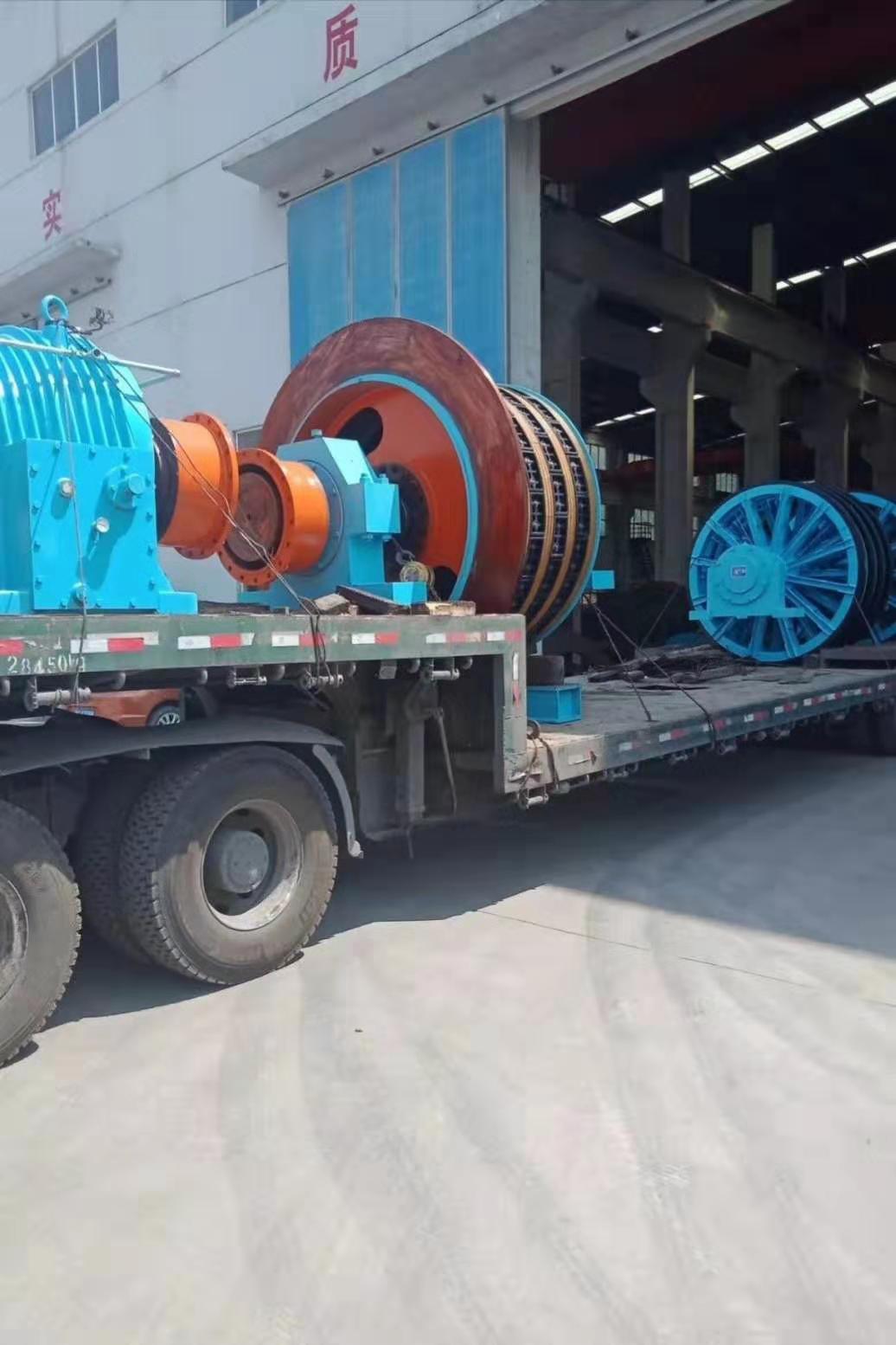 jkmd-4x4piii多绳摩擦式提升机现场视频