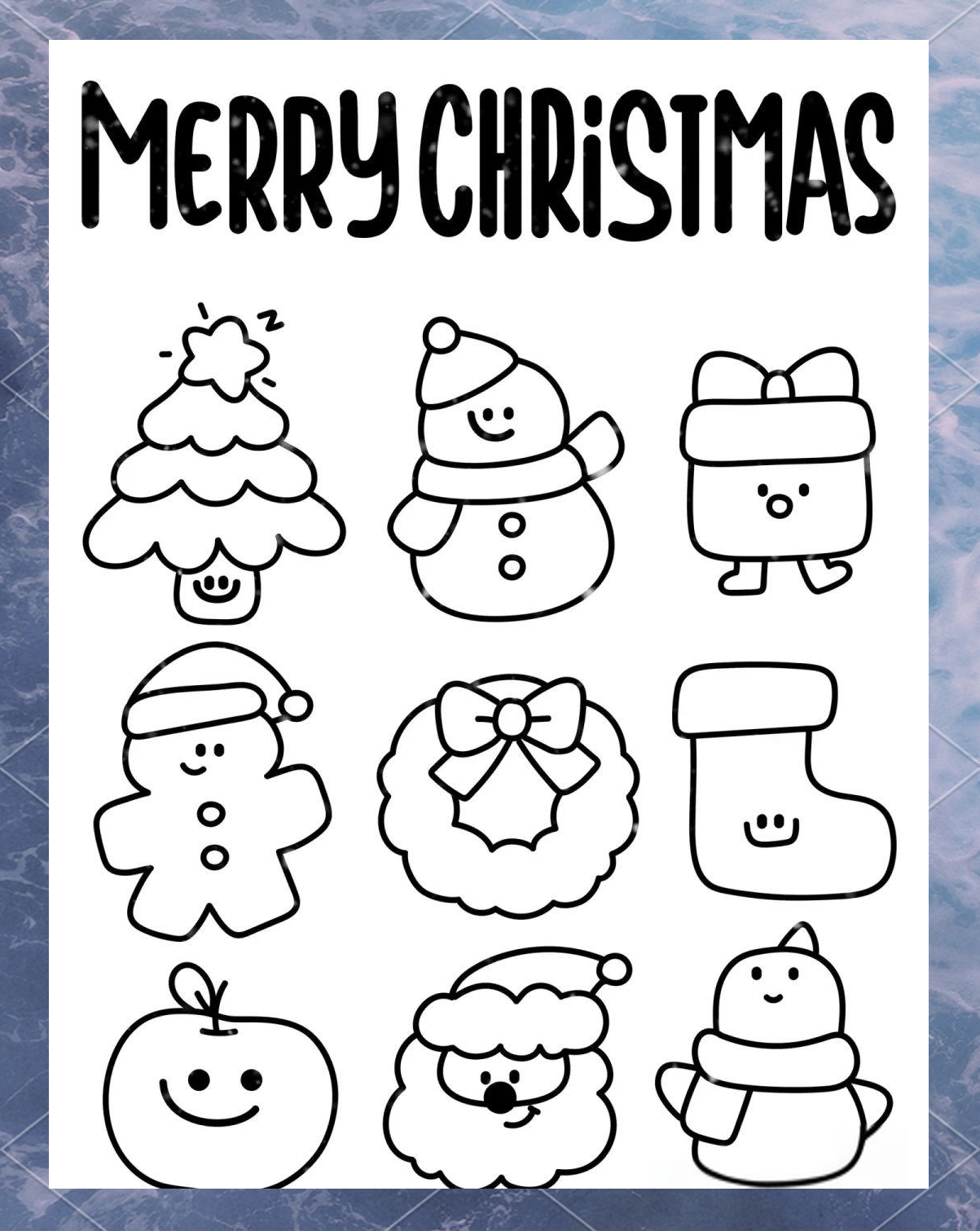 圣诞节主题的儿童画精选集