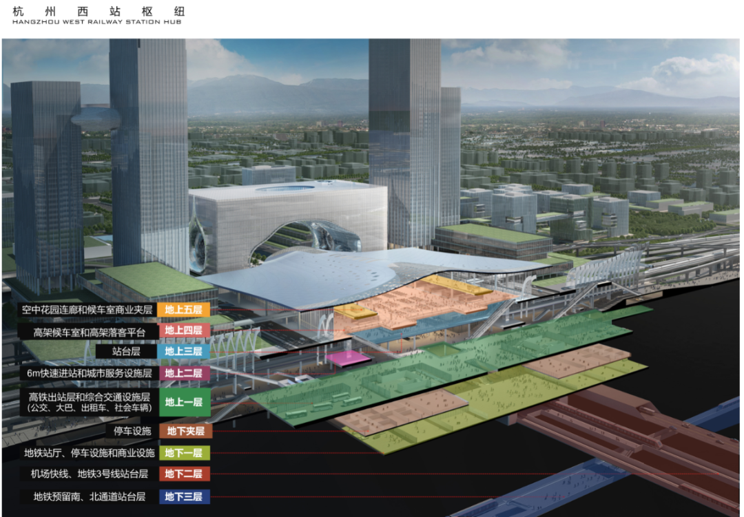 杭州西站设计图图片