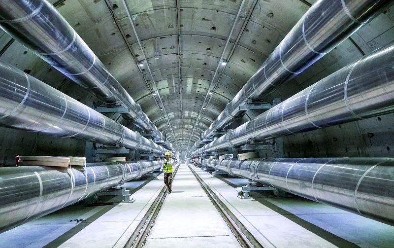 苏通gil综合管廊工程:大国重器,展现中国电力建设实力