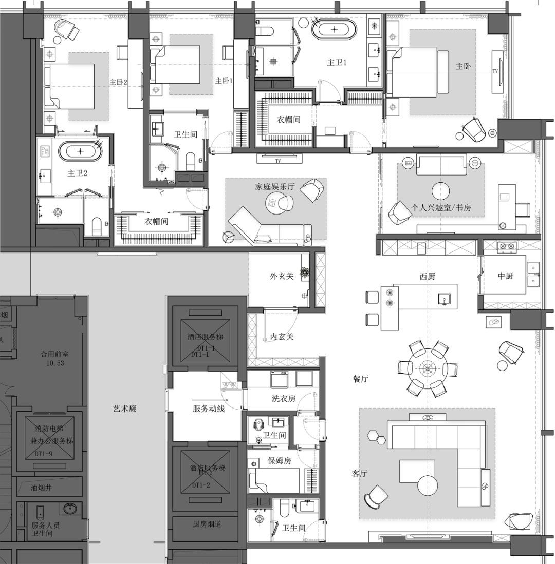 210㎡以上大平层户型设计,布局 趋势解读