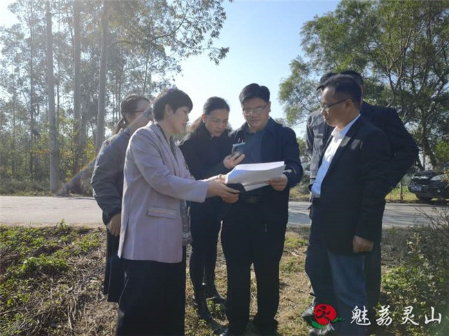 李翠平到三隆镇调研漓源饲料项目选址事宜