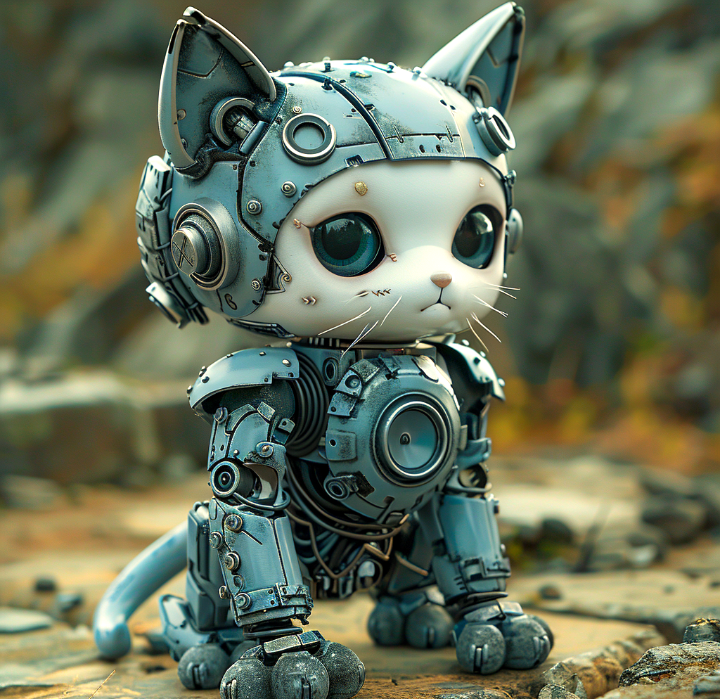 机械猫潮流重塑:midjourney如何引领萌宠头像新风尚?