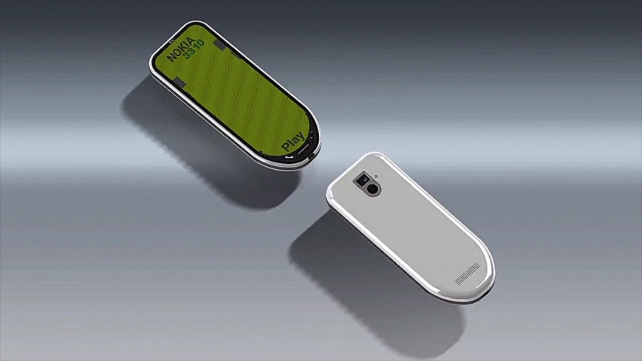 诺基亚3310全面屏概念机:再现经典绿屏,能重拾你的情怀吗?